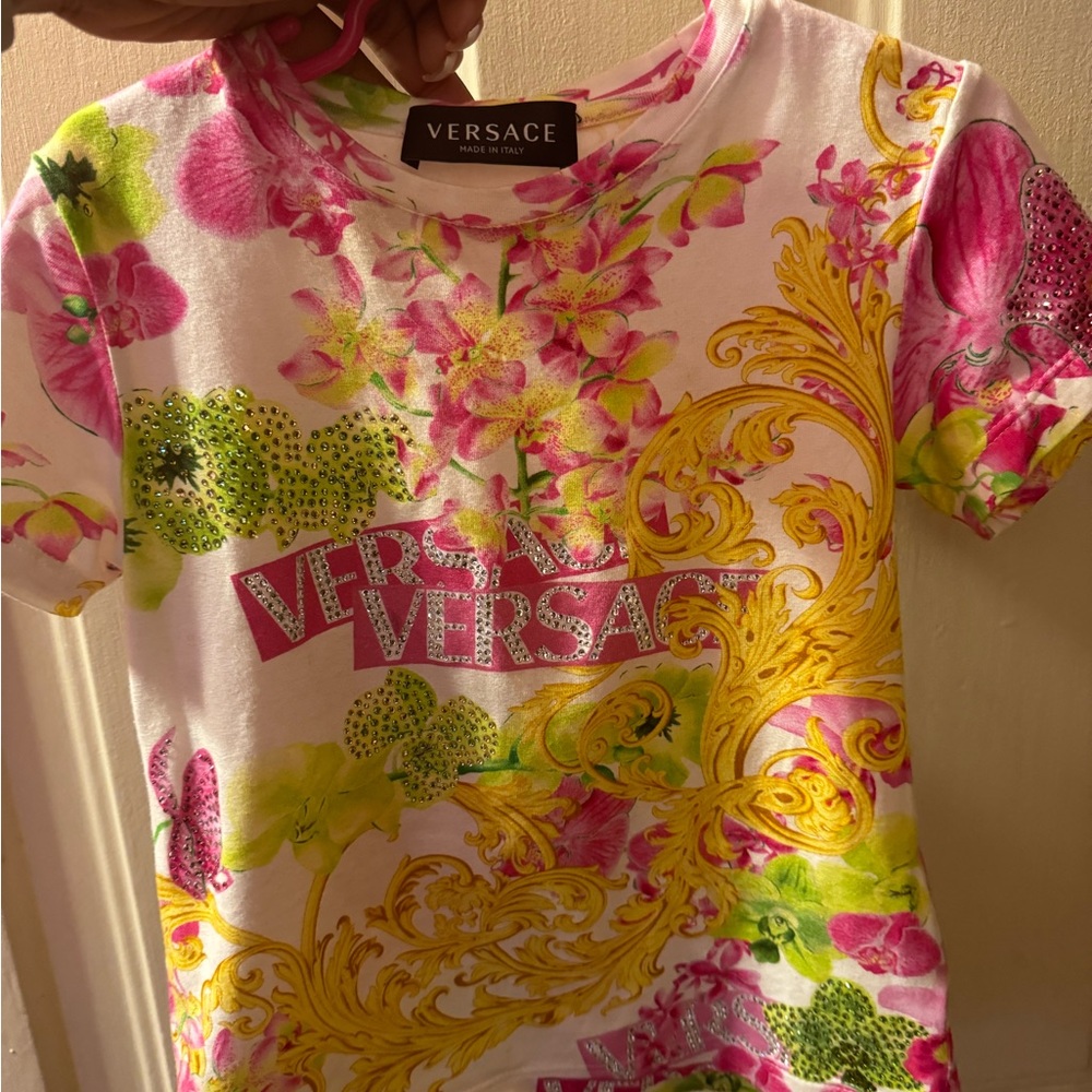 Versace Vibrant Floral Tee